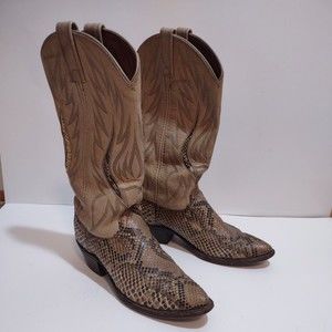 Men's Tan Cowboy Boots